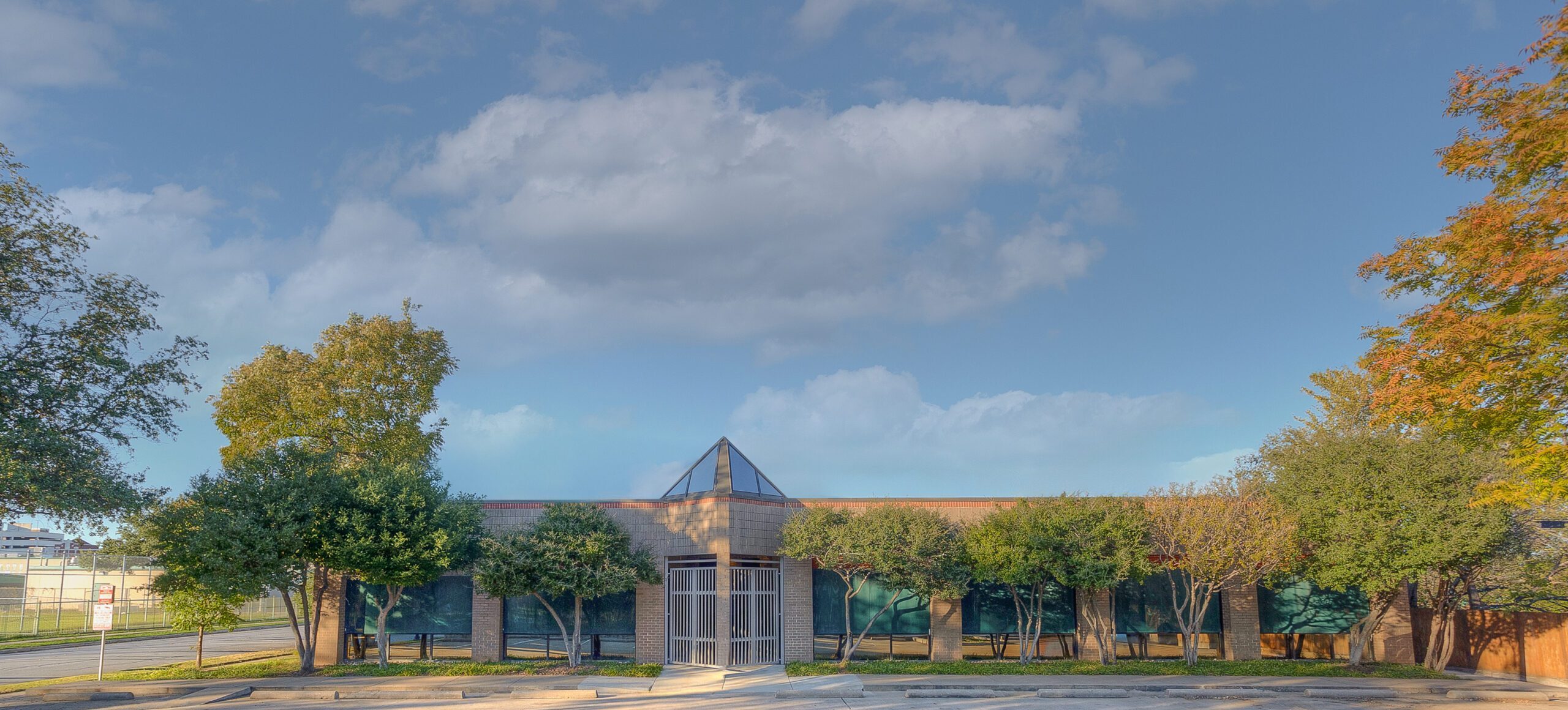Front of building